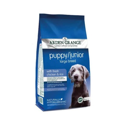 Arden Grange Puppy Junior Chicken Rice Large Breed Dog Food 6 Kg